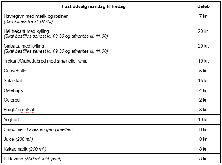 Fast udvalg